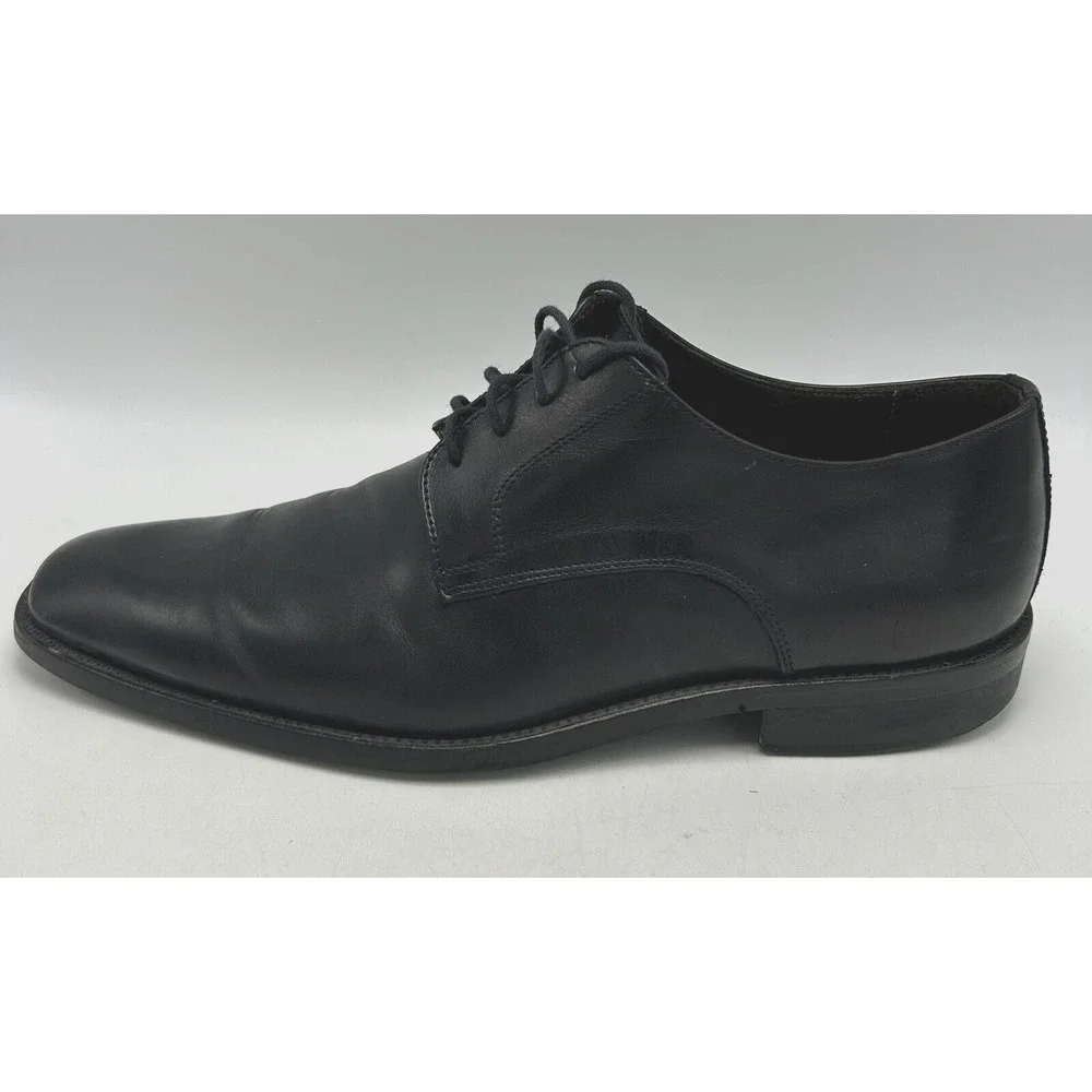 To Boot New York Dress Shoes Mens 9 Adam Derrick Italian Leather Black Flaw